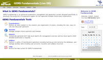 GEMS Fundamentals Homepage